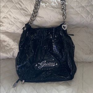Guess crossbody black purse